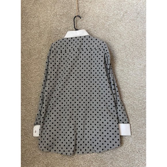 Henri Picard Don Jonathan Button Down Bold Pattern Dress Shirt 18-1/2 34/35 - Picture 3 of 7